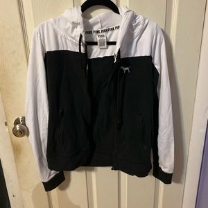 Pink zip up hoodie size medium